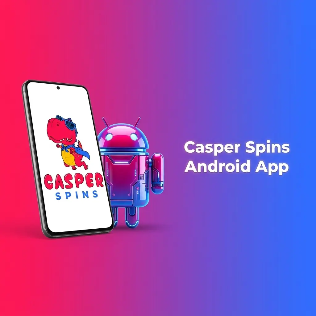 Casper Spins Android app available for free download, offering mobile betting and casino games on the go
