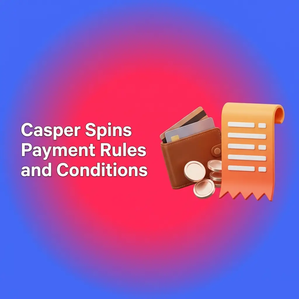 Casper Spins payment rules including KYC verification, withdrawal conditions, bonus wagering and transaction limits for UK players