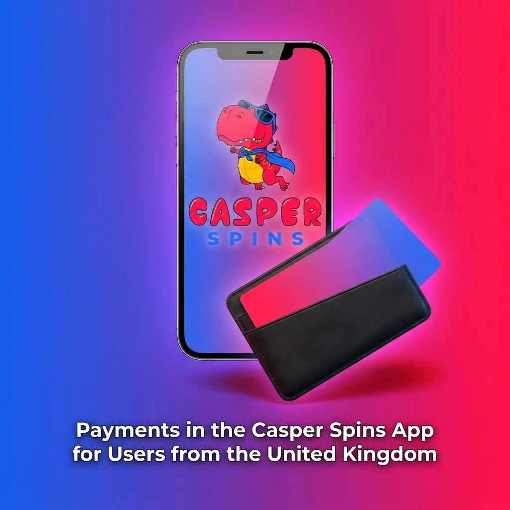 Casper Spins app payment methods for UK players including Visa, Mastercard, Bitcoin, Tether and Binance Pay
